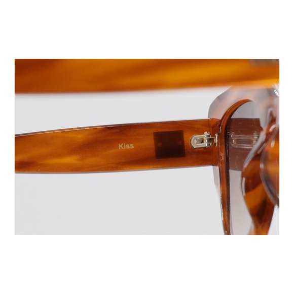 JUDITH LIEBER Brown KISS Cat Eye Sunglasses - Picture 9 of 10